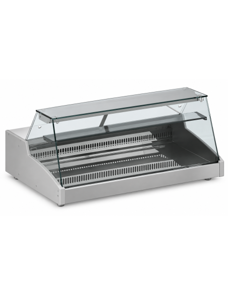 Refrigerated display case For cold cuts, cheese, fruit, and vegetables - Countertop model - 150.6 x 93.9 x 53 cm (H)