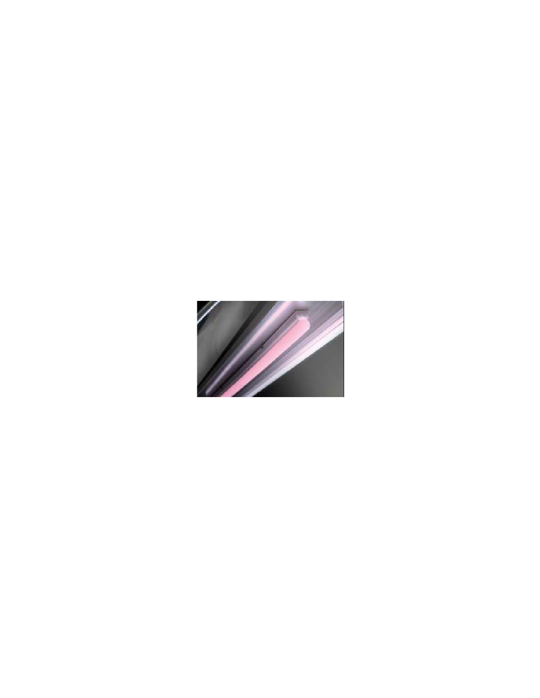 Pink LED light for ceiling fixture - Bench length cm 100
