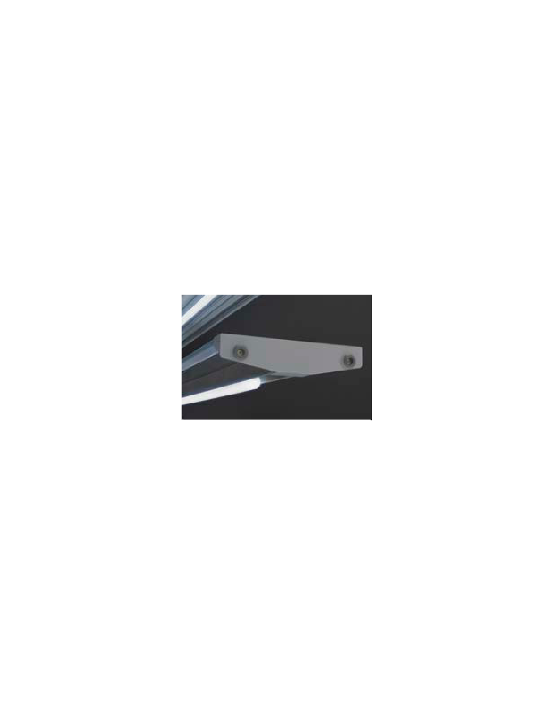 White LED Light for Middle Shelf - Counter Length cm 100
