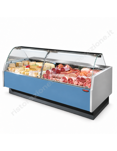 Banco alimentare refrigerato per salumi...