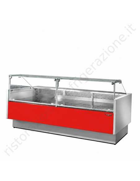 Refrigerated food counter For cold cuts, cheeses, and deli items - Exhibition floor cm 90 - Length cm 104