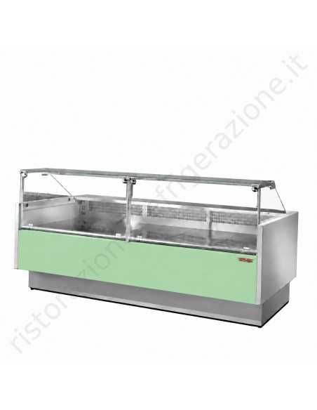 Refrigerated food counter For cold cuts, cheeses, and deli items - Exhibition floor cm 90 - Length cm 104