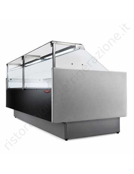 Refrigerated food counter For cold cuts, cheeses, and deli items - Exhibition floor cm 90 - Length cm 104
