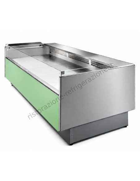 copy of Refrigerated food counter For cured meats, cheeses, and delicatessen items - Exhibition floor cm 90 - Length cm 104