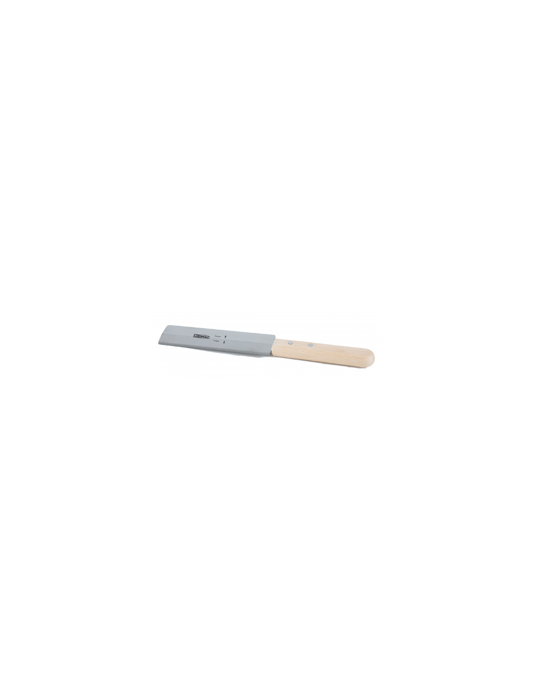 Cuchillo para raclette: corta y raspa el queso fundido