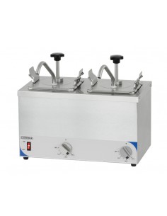 Double Heated Sauce Pump Dispenser 2 x 2.5 L – Cm 41.3 x... 2