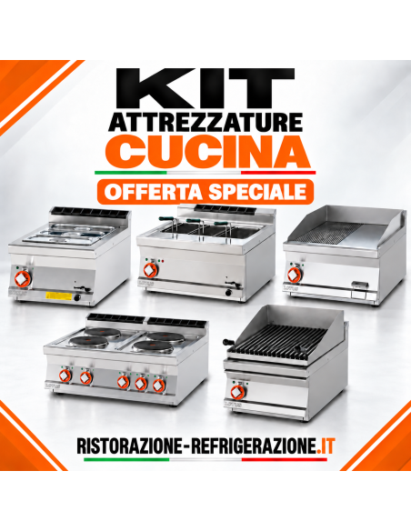 Bagnomaria Elettrico, Cuocipasta 25L, Fry Top, Griglia Pietra Lavica, Cucina 2 Piastre Vetroceramica