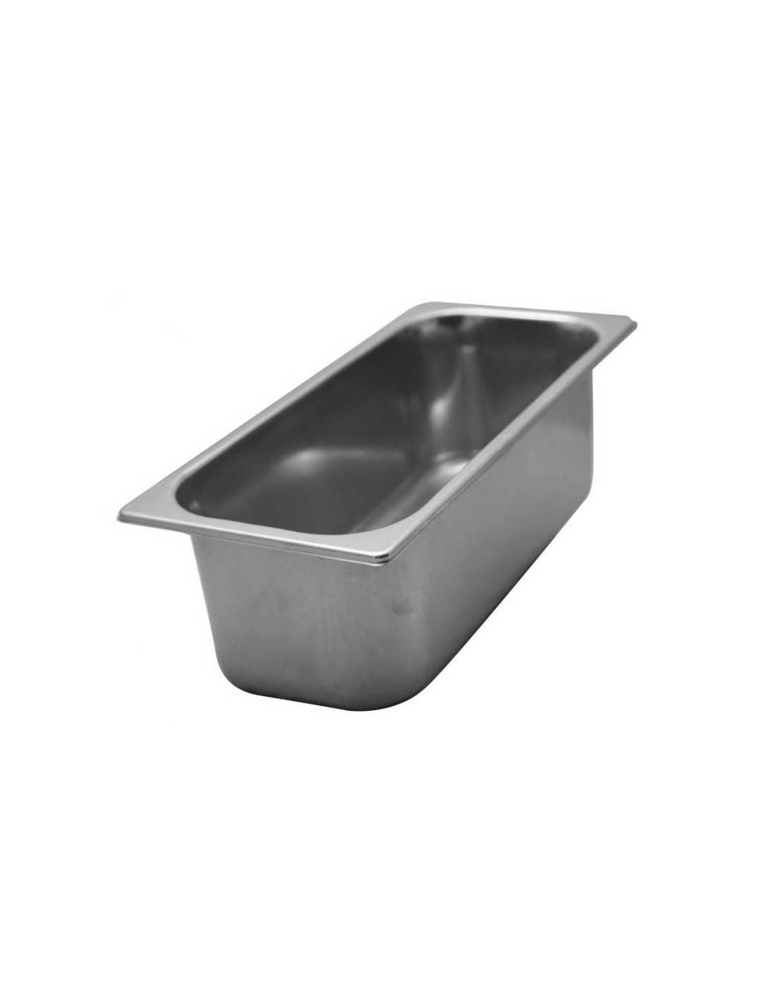 5 Lt stainless steel bin (cm 36x16.5x12)