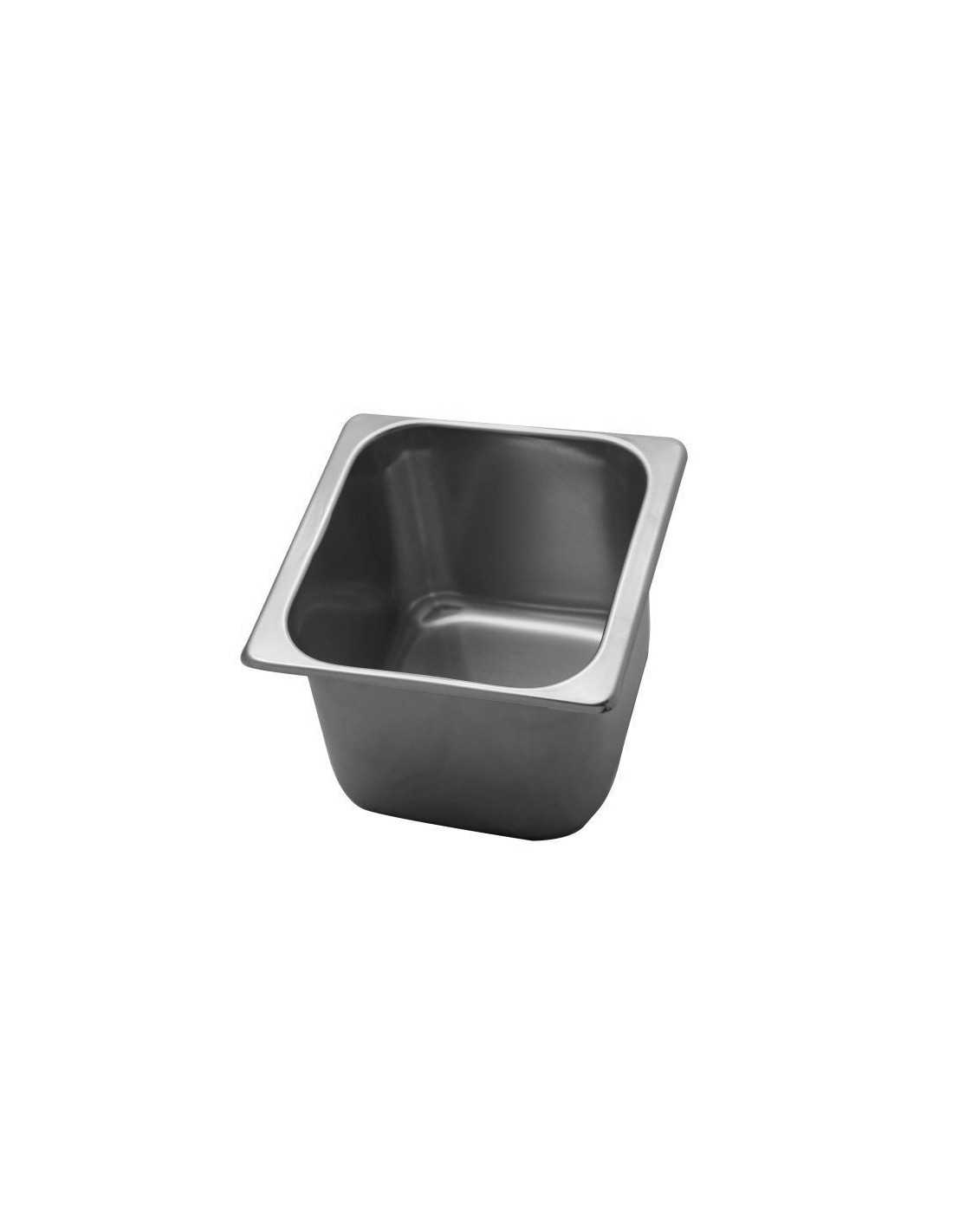 2.5 liter stainless steel trays (18x16.5x12 cm)