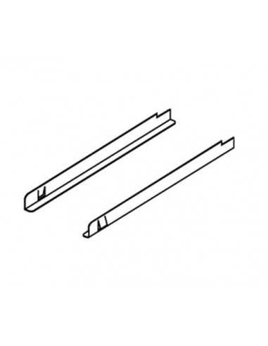 Pair of stainless steel guides for pastry boards length Cm 81.5