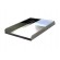 Stainless steel plate 37.5 x 47 cm for Mod. Churrasco