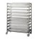 Stainless steel trolley for rods and grids - N. 10 shelves cm 118x50x163h - For Mod. Planetary