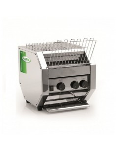 Continuous cycle toaster for crostini, pizzette,...