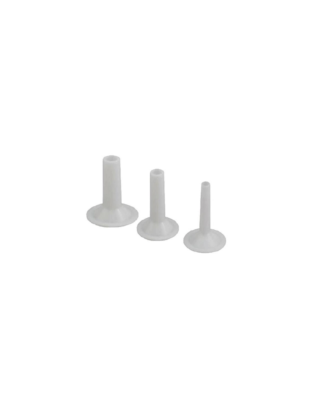 Set of no. 3 funnels (funnel dimensions ø cm 15/20/25) - For stuffing for mincers