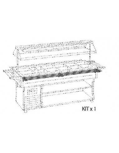 Long stainless steel plate holder for Model 6M
