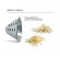 Cone steel mozzarella choppers - Hole 7 mm - For shredding mozzarella