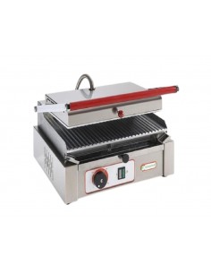Electric steel plate with top and ribbed lid cm 27x25