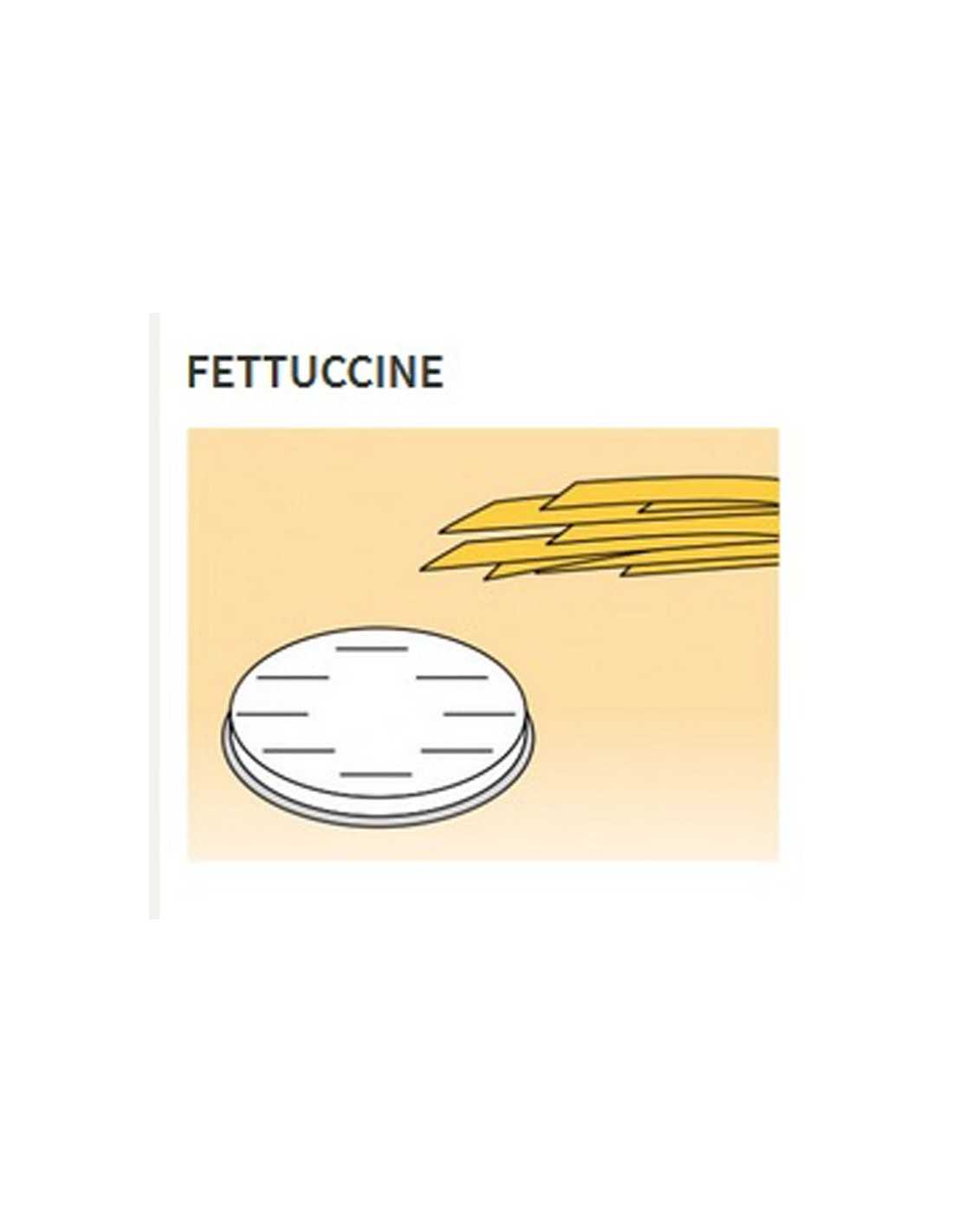 Matrices de aleación de latón de varias formas - Bronce - Para máquina de pasta fresca modelo MPF8N - Fettuccine mm 8