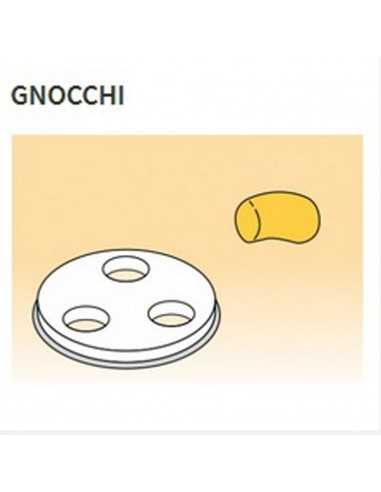 Trafile formati vari in lega ottone - Bronzo - Per macchina pasta fresca modello MPF8N - Gnocchi Ø mm 12