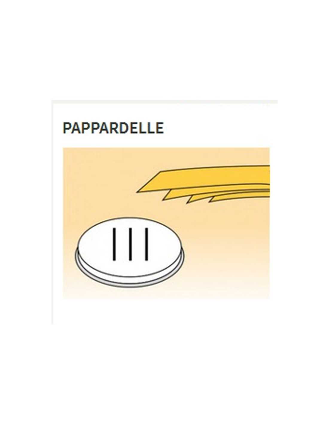 Matrices de aleación de latón de varias formas -Bronce - Para máquina de pasta fresca modelo MPF8N - Pappardelle mm 16