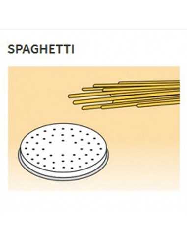 Trafile formati vari in lega ottone - Bronzo - Per macchina pasta fresca modello MPF8N - Spaghetti Ø mm 2