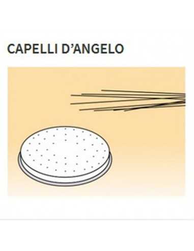 Trafile formati vari in lega ottone - Bronzo - Per macchina pasta fresca modello MPF8N - Capelli d'angelo Ø mm 1