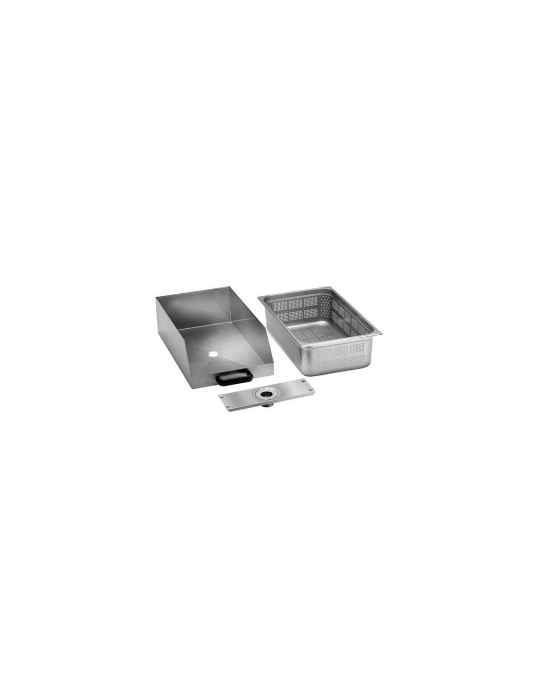 Drawer with filter in stainless steel for mod. PPF / LCF