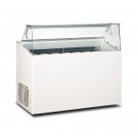 Vetrina gelateria - Vaschette 7 da litri 5 Oppure 14 da litri 2.5 - Temperatura -15°-20°C - Cm 135 x 67.3 x 117.5 h