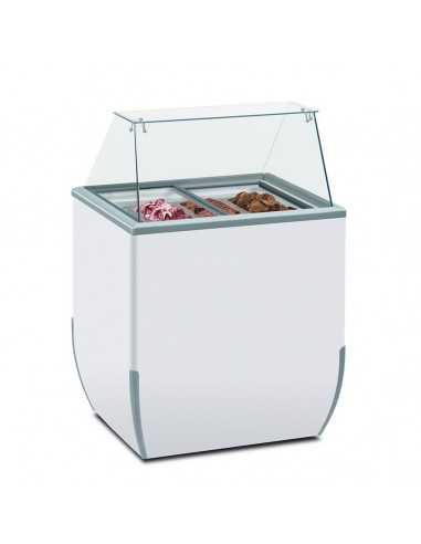 Veterina gelateria - Capacity No. 4 tanks 5 - Temperature -18/-25°C - Cm 78 x 64 x 118.1 h