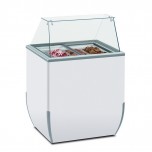 Vetrina gelateria - Capacità n. 4 vaschette da litri 5 - Temperatura -18/-25°C - Cm 78 x 64 x 118.1 h