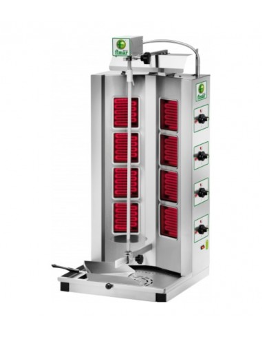 Gyros / sewing machine electric kebab - capacity meat kg 30÷65 ø 47 cm - cm 51 x 53 x 106÷153 h