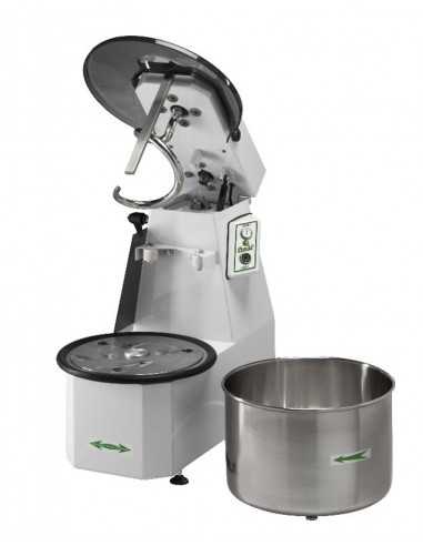 Spiral mixer - Capacity lt 42 / Kg 38 - cm 80 x 48x 73-134h