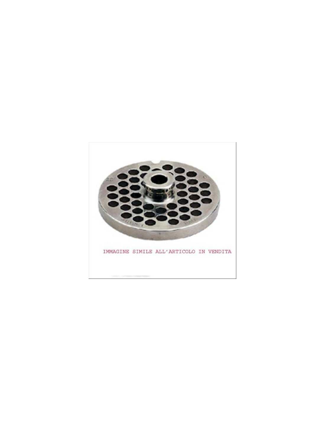 Stainless steel self-sharpening Enterprise plates for Meat mincer mod. 32 - diameter holes 2 mm