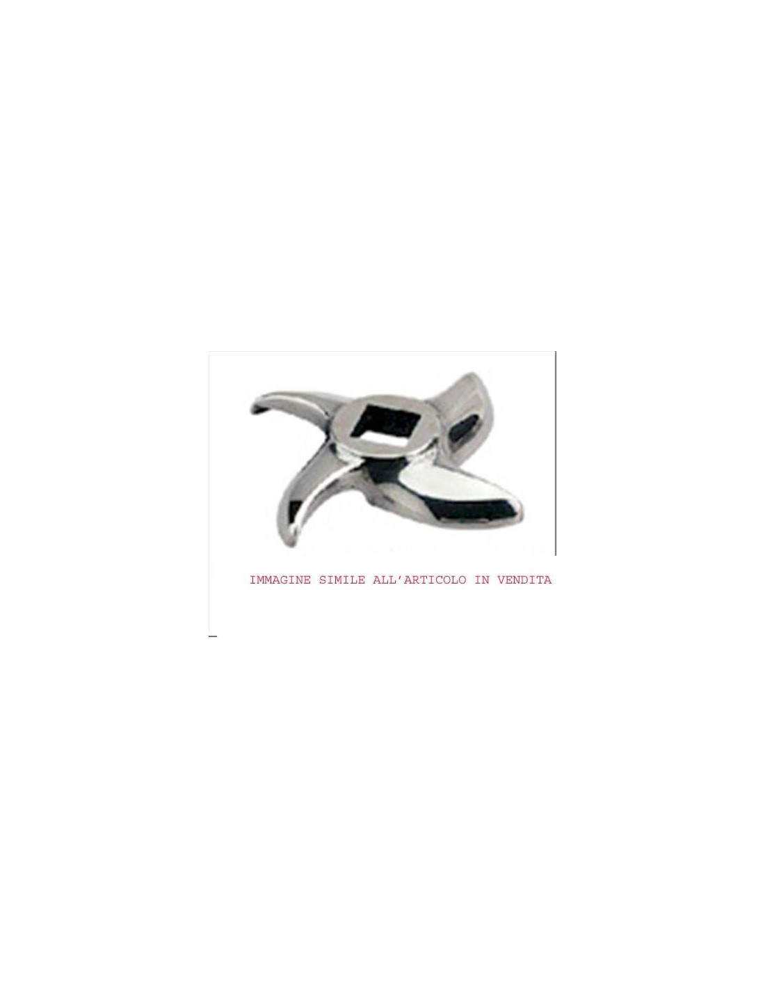 Cuchillas de acero inoxidable autoafilables (empresa) para picadora mod. 12