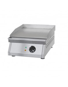 Fry top elettrico con piano liscio cm 39.5 x 40 in acciaio