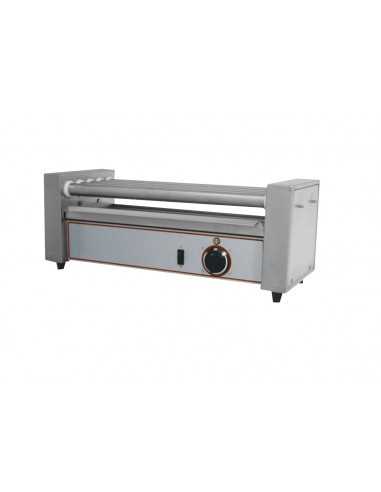 Cuoci wurstel a 5 rulli in acciaio - Temperatura 50°+250°C
