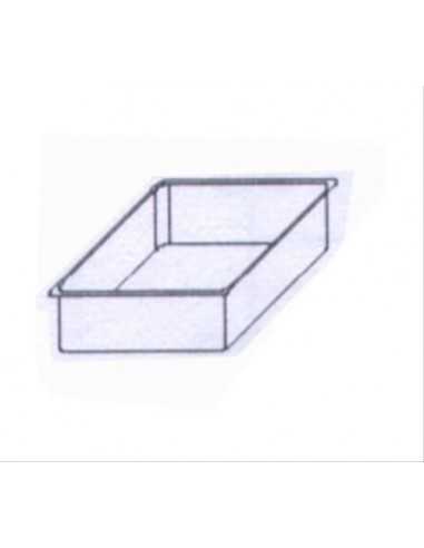 Bacinella in polipropilene cm 60x40x12 h