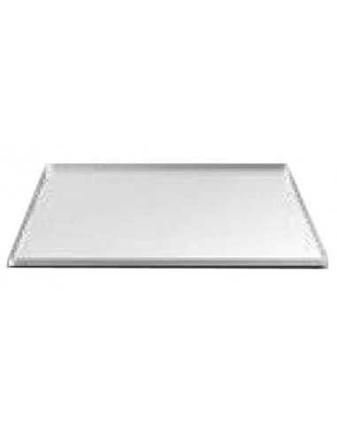 Teglia per pasticceria in acciaio inox - Dimensioni cm 60x40x1.2h