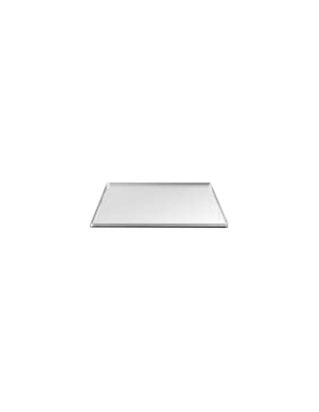 Stainless steel pastry tray - Dimensions 60x40x1.2h cm