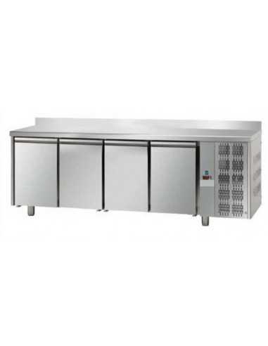 Refrigerated Table with Back Panel and 4 Doors...