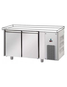 Mesa refrigerada sin encimera con 2 puertas - Temperatura...