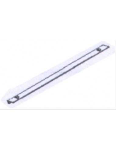 Pair of stainless steel '' guides'L''
