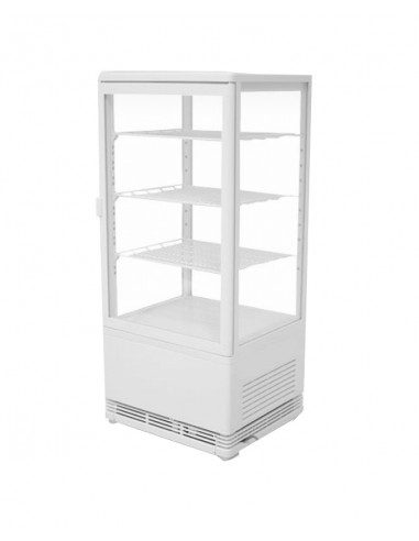Refrigerator cabinet - Capacity Lt 78 - N.4 glass sides - Cm 42.5x38x96h