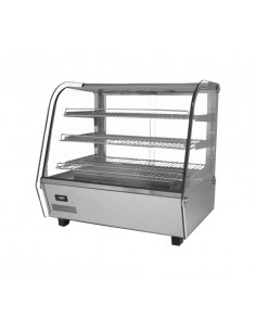 Hot showcase with 3 shelves and curved glass - Cm 85.6 x 56.8 x 67 h