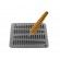 Interchangeable waffel plate - shape: 4 waffels 23 x 6 x 2.5 cm - On stem - aluminium teflonate non-stick