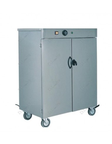 Plate warmer cabinet - temperature +30+90°C - 120 dishes - cm 70 x 42 x 95h