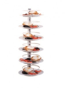 Soporte de placa de pared - N. 12 platos Ø18/23 - cm 42 x...