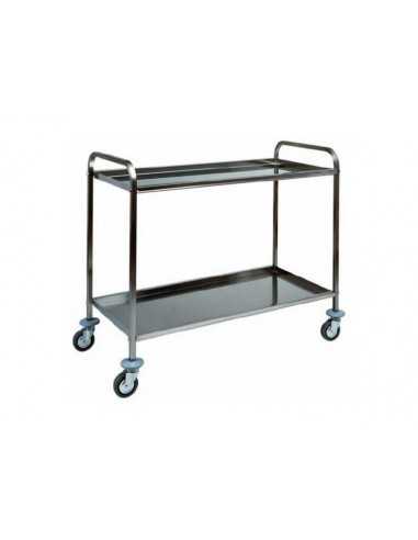 Carrello di servizio - N. 2 ripiani - cm 91 x 57 x 96 h