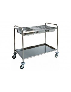 Wallet trolley - N. 2 shelves - N. 2 x GN1/1 - cm 110 x...