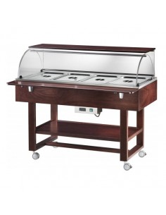 Espositore refrigerato - Legno multistrato - Cupola - cm...